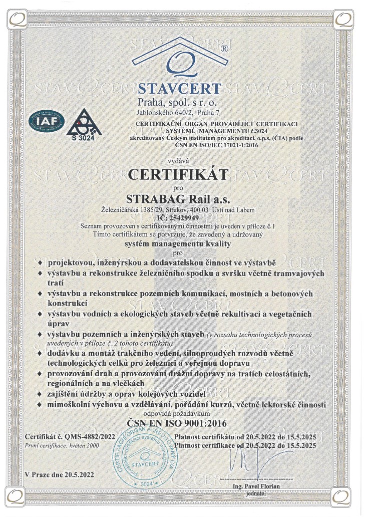 Systém managementu kvality - ČSN EN ISO 9001:2016